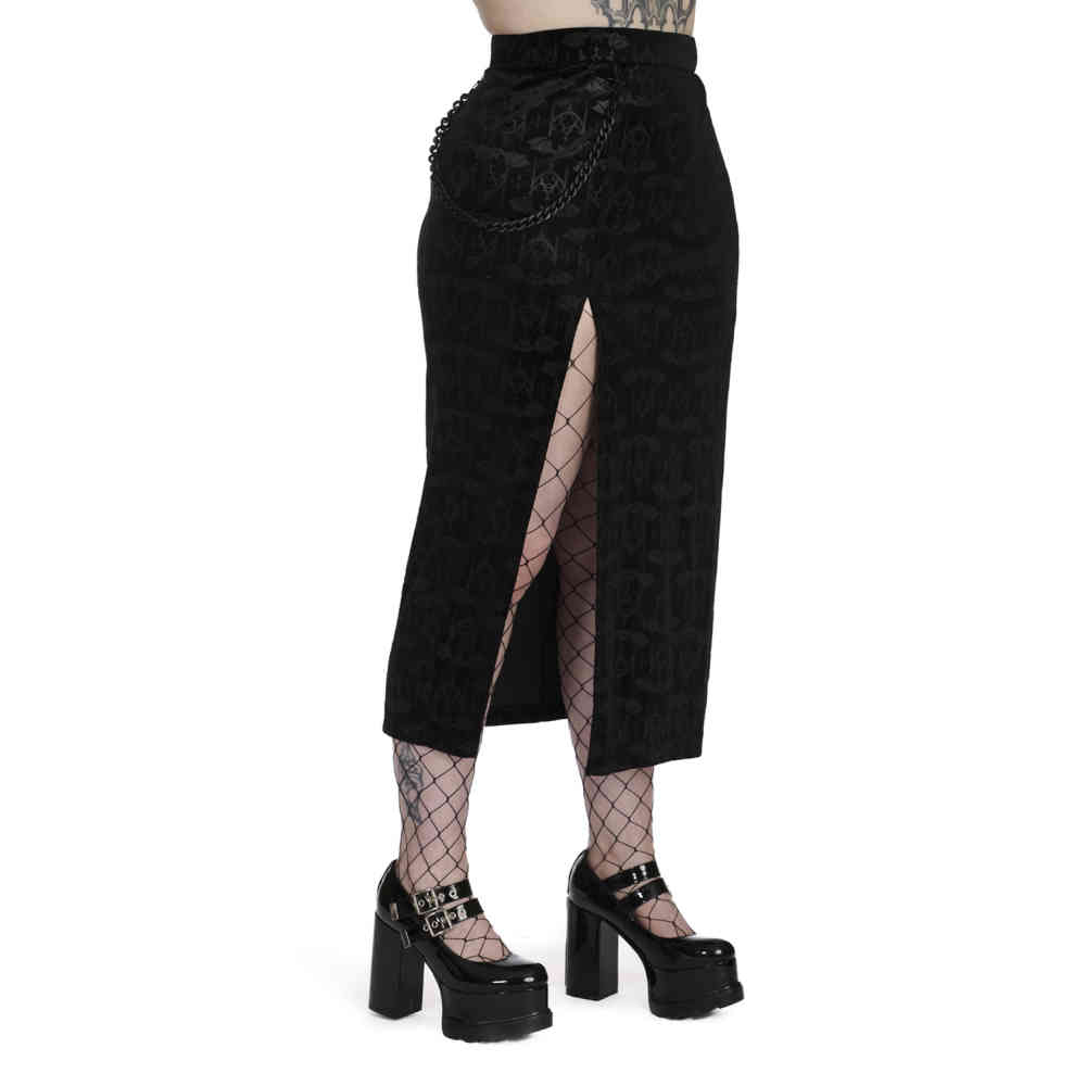 Banned - Stigmata Lange rok - Zwart